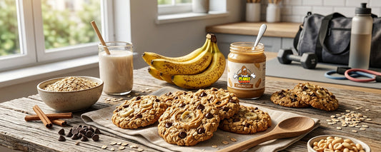 Pre-Gym Fuel: Low-GI Peanut Butter Banana Cookies
