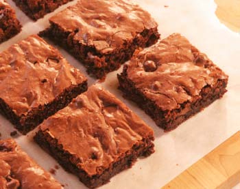 Rum & Peanut Brownies