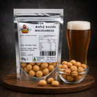 Macadamia - Maple Bacon by The Peanut Van - pack and serving