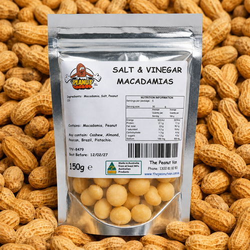 Macadamia - Salt & Vinegar by The Peanut Van