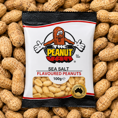 Sea Salt flavoured peanuts by The Peanut Van