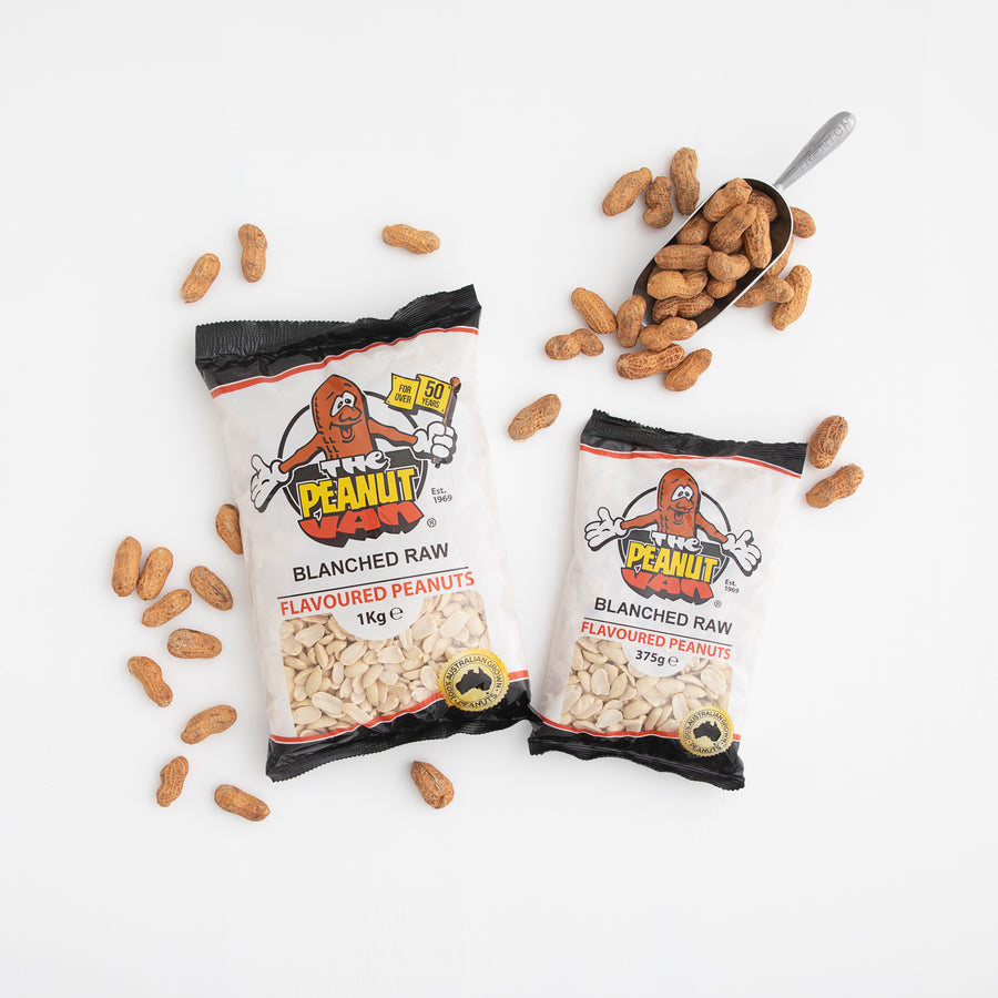 Raw Blanched peanuts by The Peanut Van