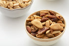Mixed Nuts by The Peanut Van, pack and serving